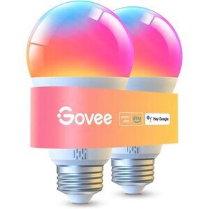 Govee LED Smart Light Bulbs, 1000LM Color Changing Light Bulb, Wi-Fi &